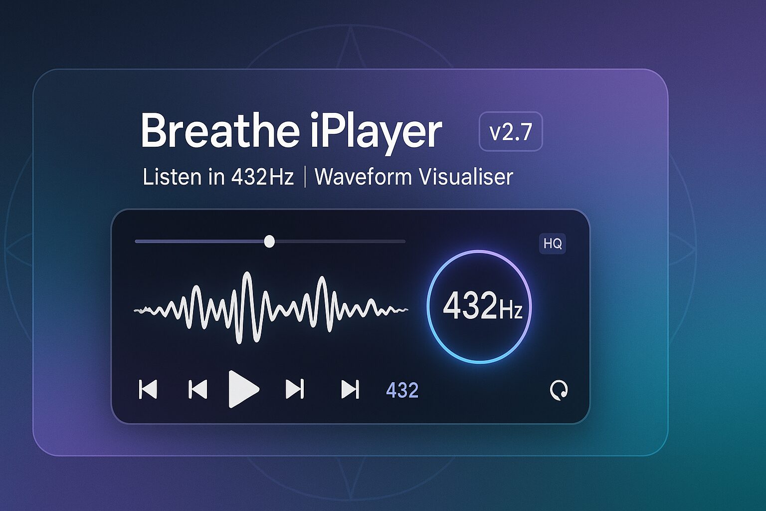Breathe iPlayer 432 interface
