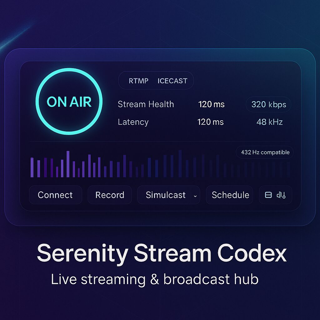 Serenity Stream — broadcast pipeline