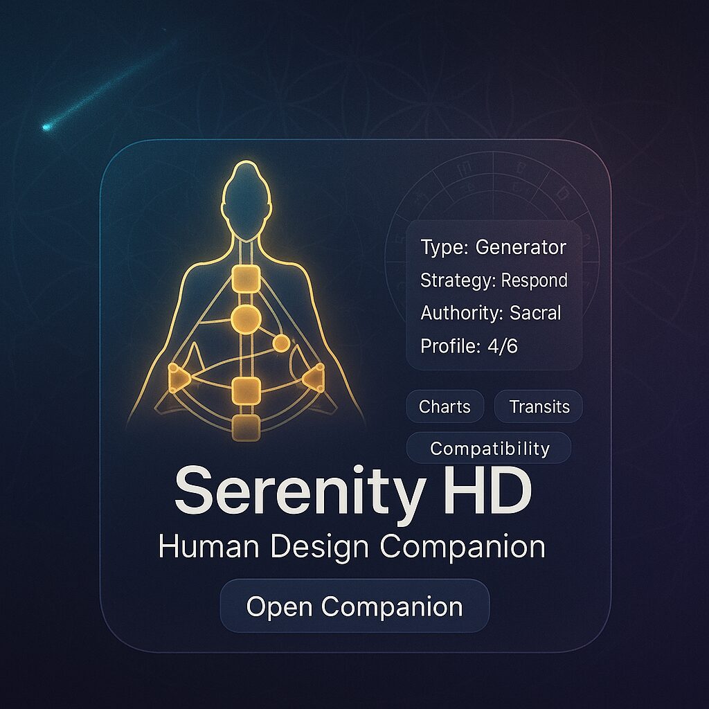 Serenity HD — Human Design Platform